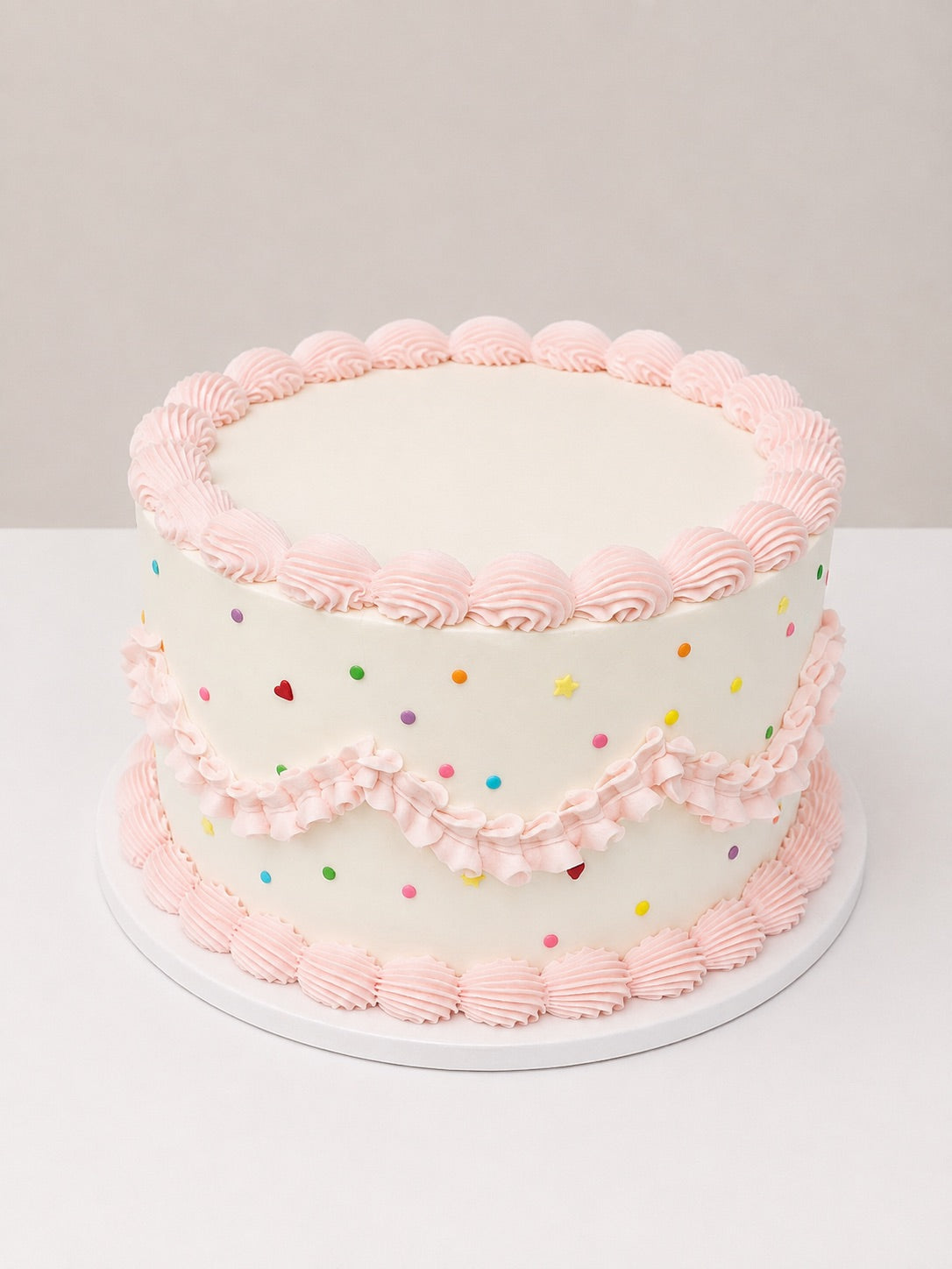 Lambeth Cake with Sprinkles