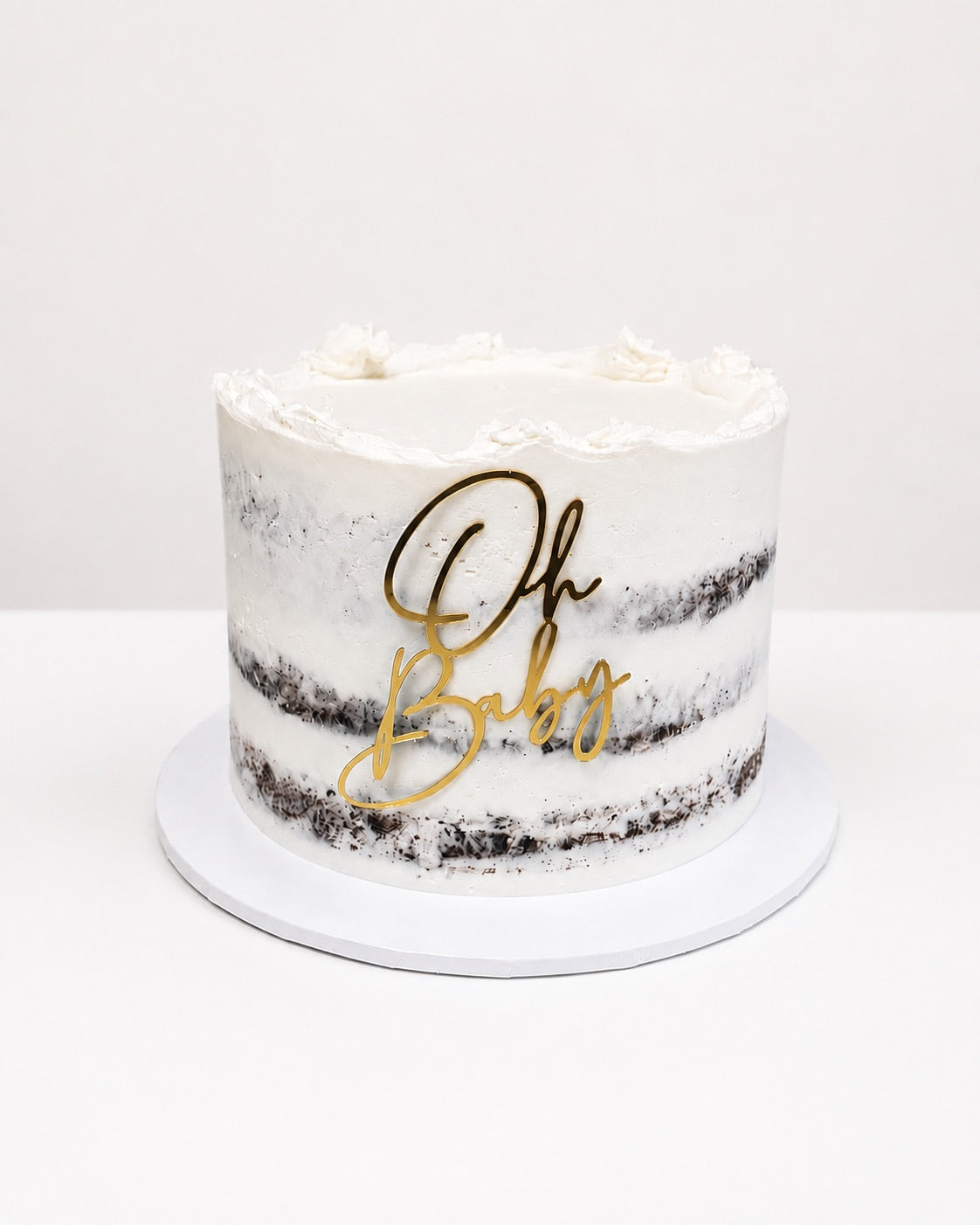 "Oh Baby" Scraped Cake