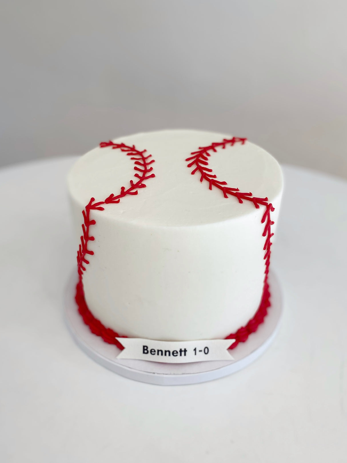 Buttercream Baseball Cake