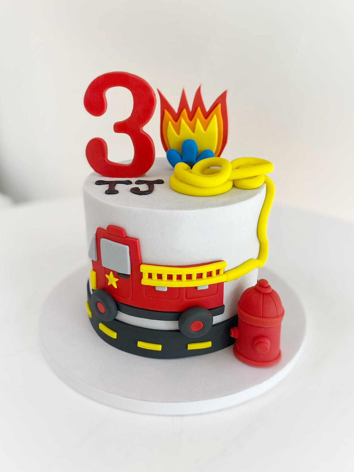 Fire Truck Cake