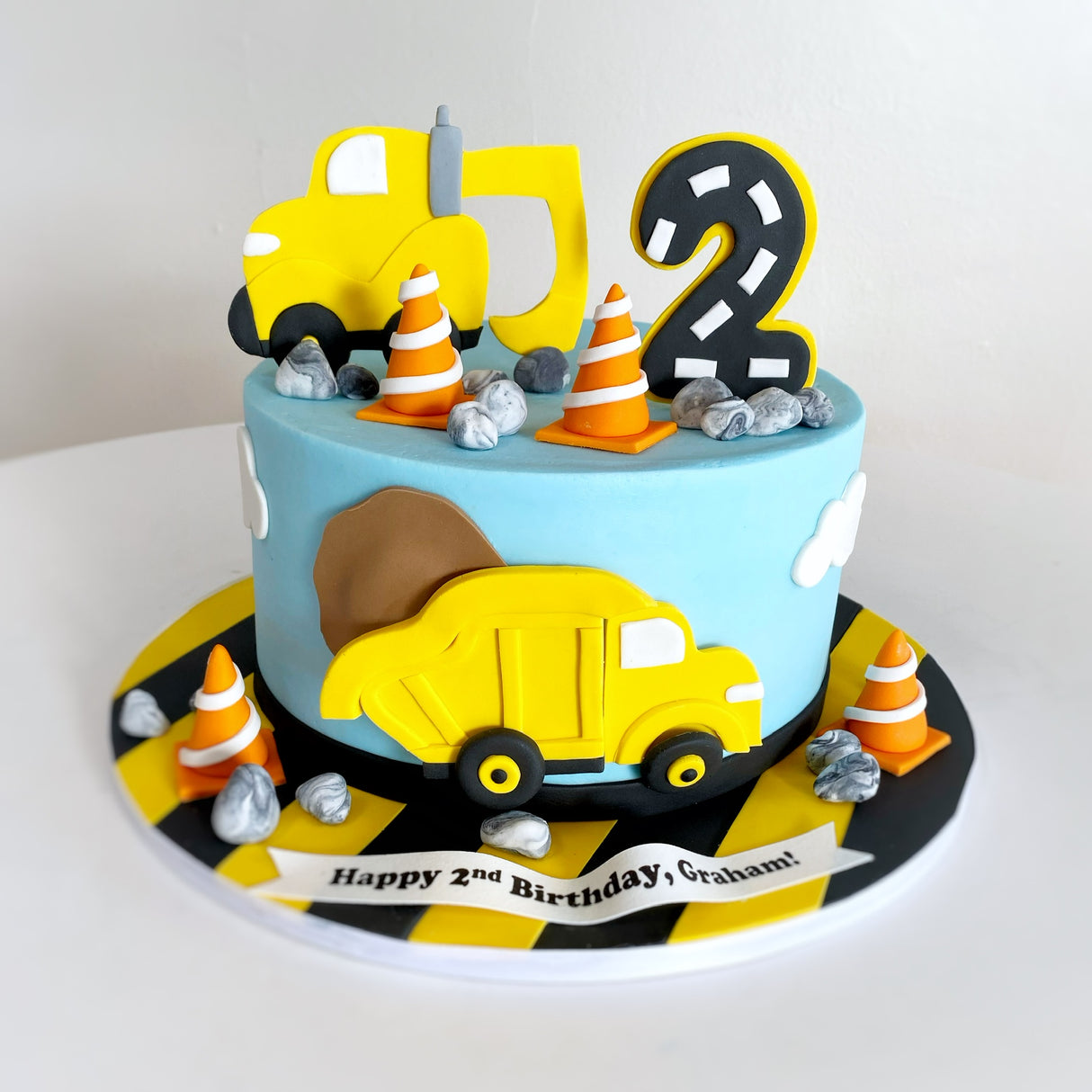 Construction Themed Cake