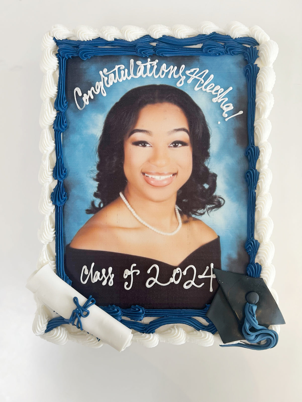 Graduation Sheet Cake with Edible Image