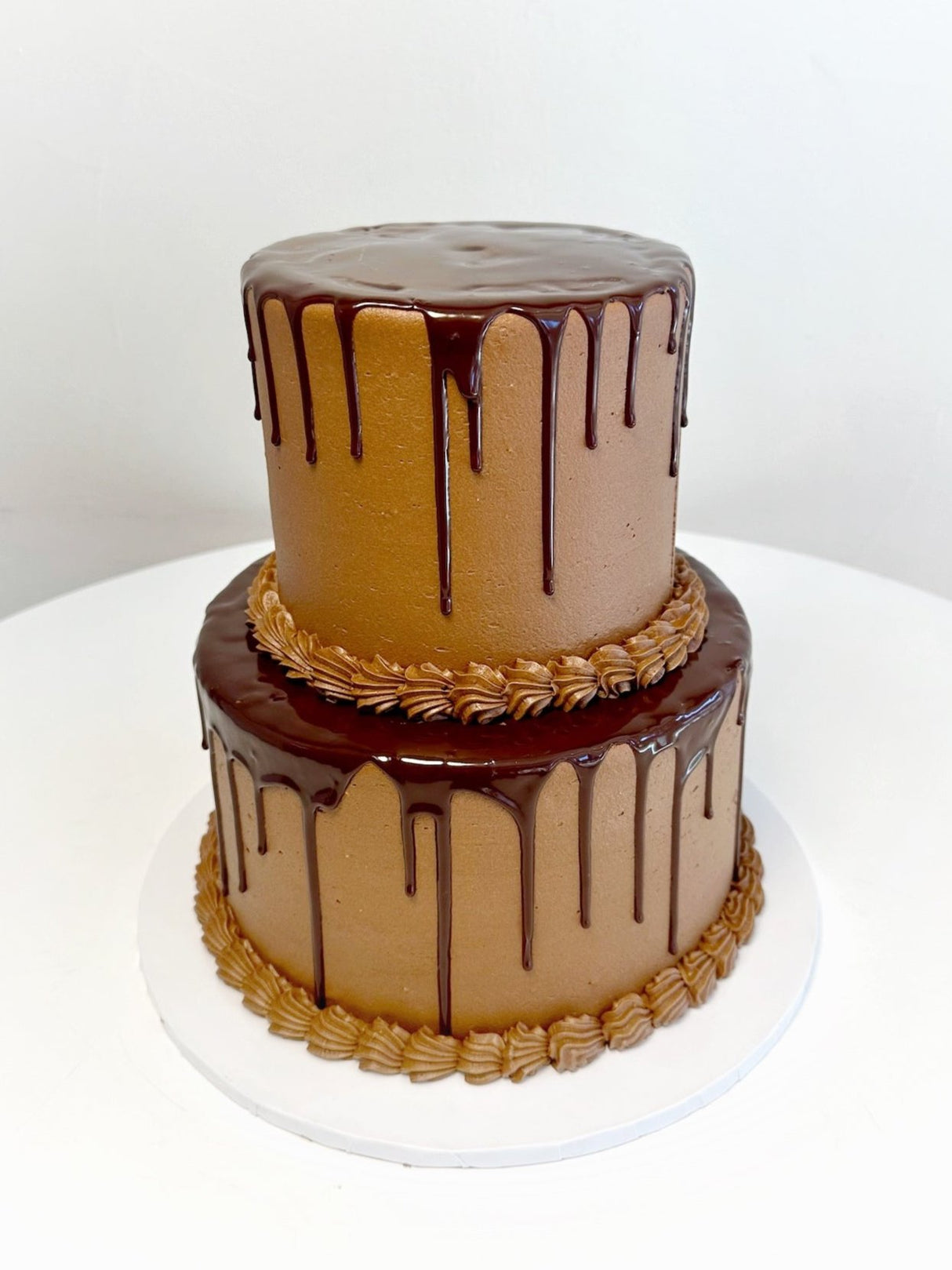 2-Tier Chocolate Drip Cake