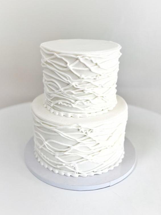 Bird Branch Elopement Cake