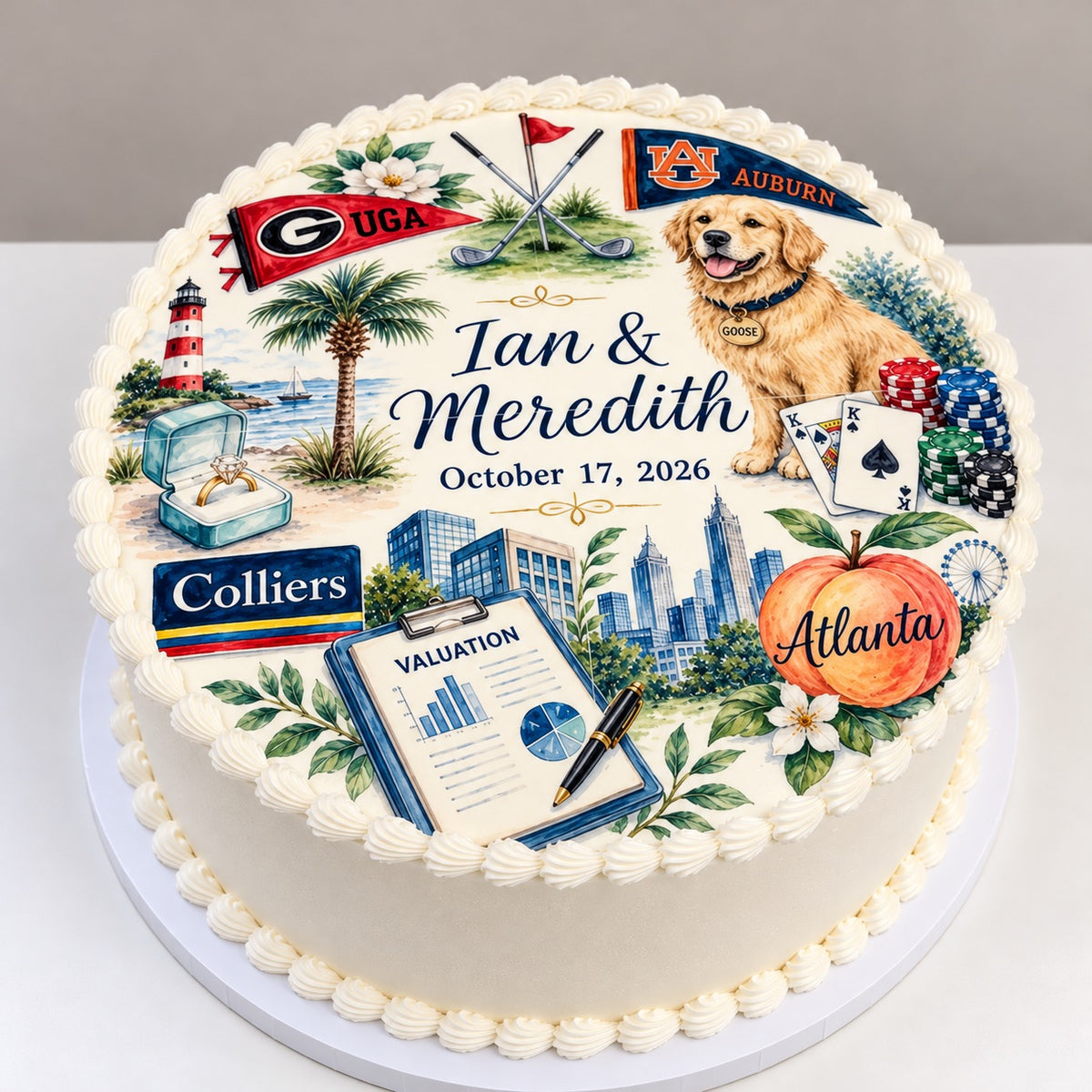 Edible Image Charm Cake