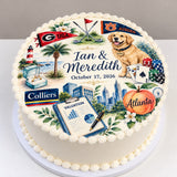 Edible Image Charm Cake