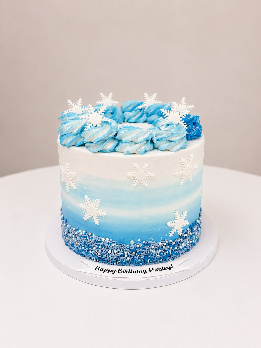 Snowflake Cake