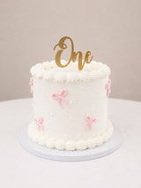 Buttercream Bows with Number