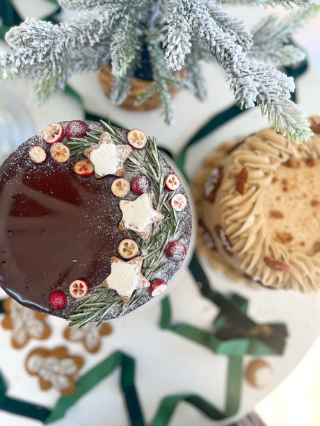 Holiday Chocolate Drip Cake