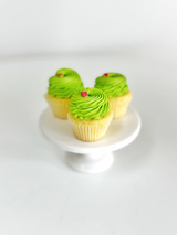 Mini Grinch Cupcakes "Two Sizes Too Small"