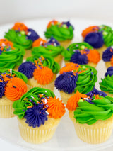 Iced Halloween Themed Cupcakes