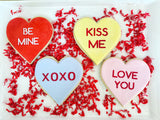Conversation Heart Cookies