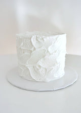 Basic Cake (Messy Stucco Textured Design with Buttercream)