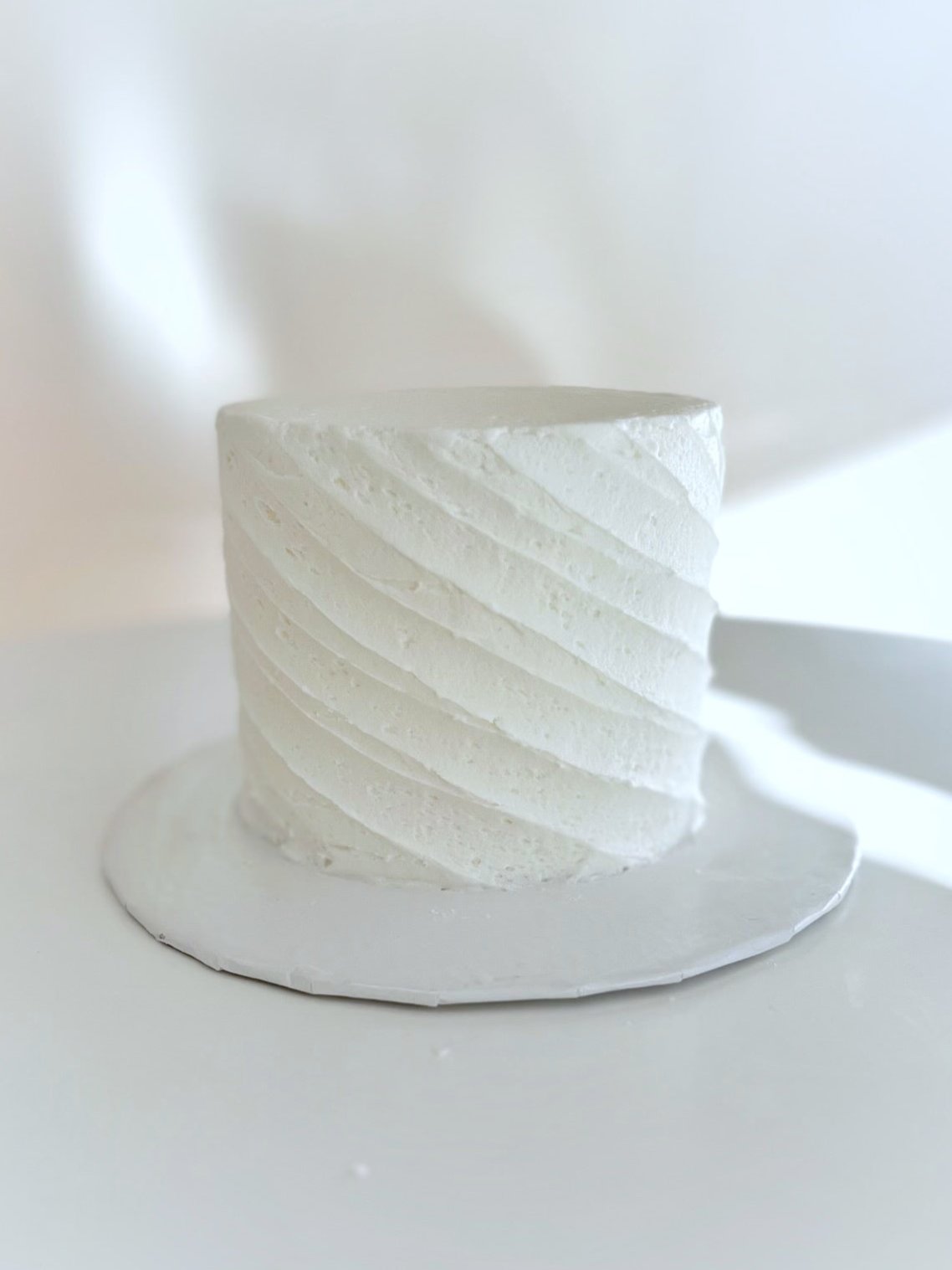 Quick Cake (Angled Rigid Textured Design with Buttercream)