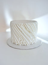 Quick Cake (Angled Fluffy Rigid Textured Design with Buttercream)