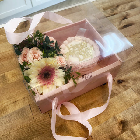 Mother's Day Cake & Small Bouquet Bundle