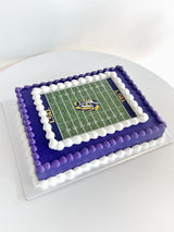 Football Field Sheet Cake