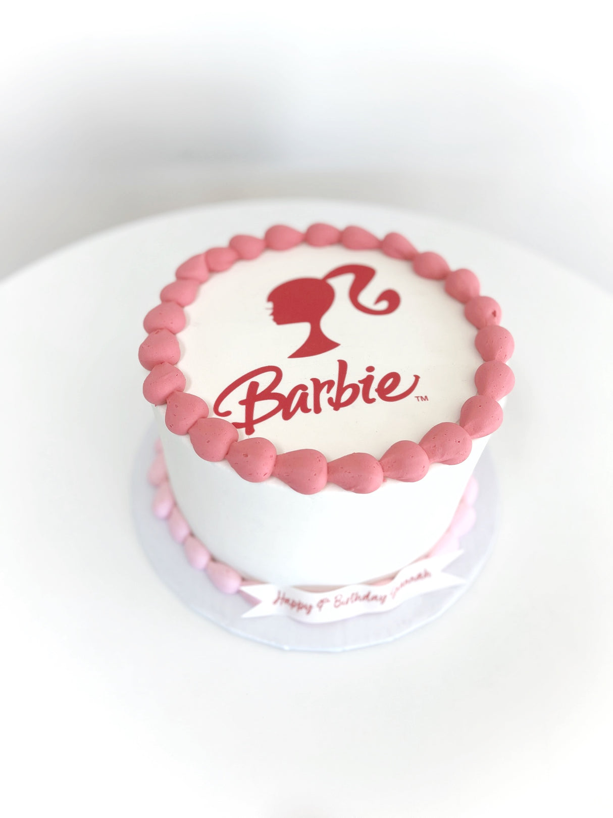 Customized Cake (Barbie Theme with Edible Image)