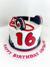 Customized Cake (Sculpted Beats Headphones with Fondant Details)