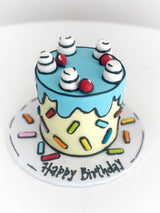 Customized Cake (POP Art Design with Buttercream and Fondant Accents)