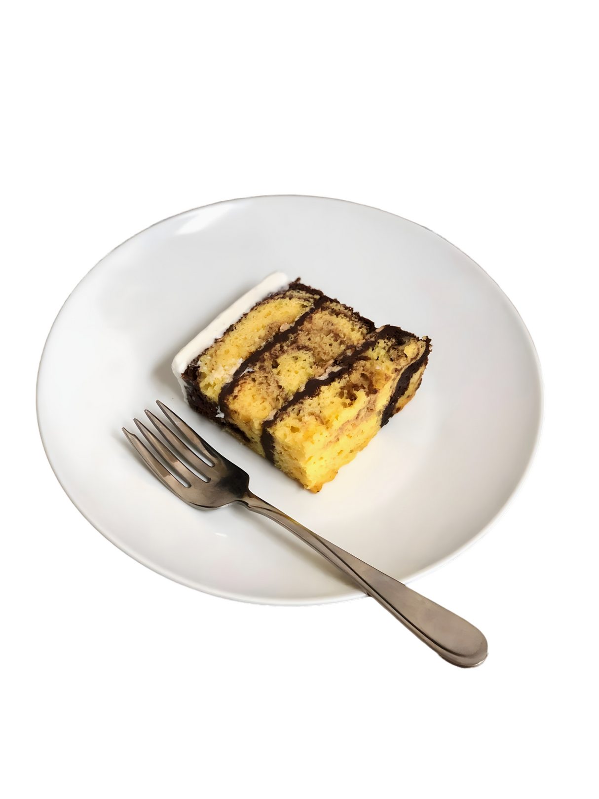 Marble Cake with Ganache Toffee Crunch Filling – Sample 106