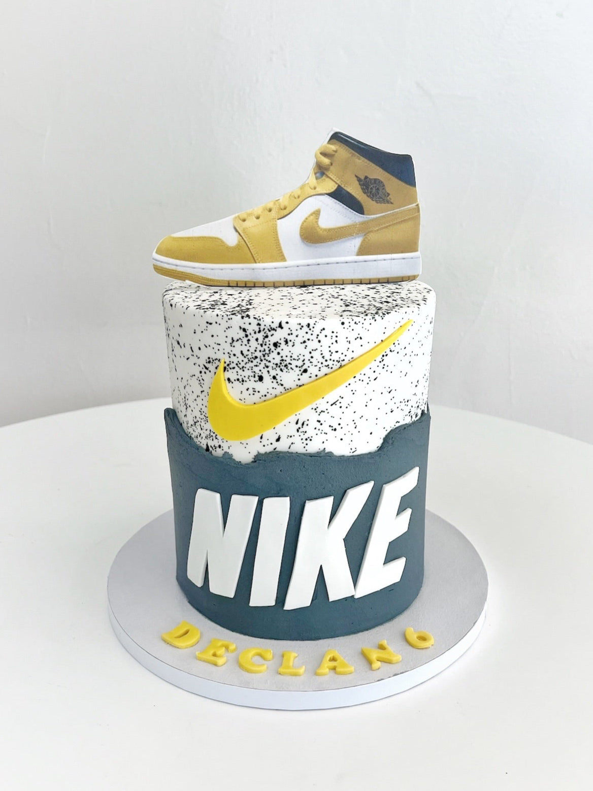 Nike shoe cake design best sale