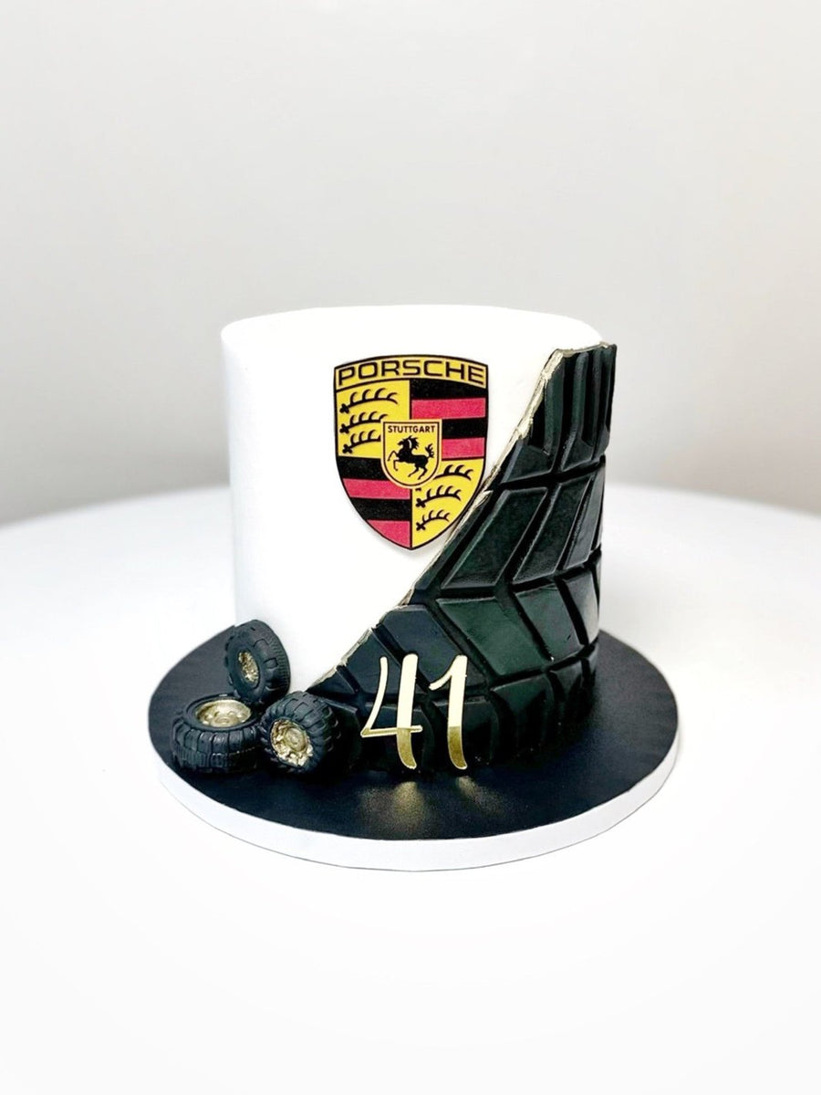 Customized Cake (Porsche Wheel Cake) – Confection Perfection