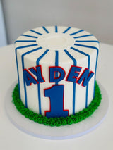 Customized Cake (Baseball Jersey Design with Fondant Accents)